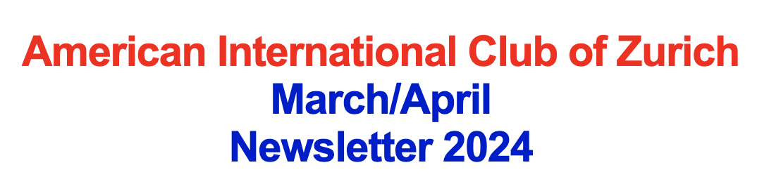 AICZ Newsletter March/April 2024